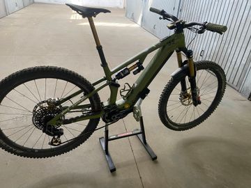 Used CUBE Stereo hybrid SRAM X0 Eagle AXS (T-Type) 2024 Mountainbike, Green — image 2 of 12