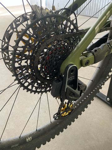 Used CUBE Stereo hybrid SRAM X0 Eagle AXS (T-Type) 2024 Mountainbike, Green — image 3 of 12
