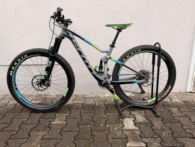Used Scott Spark Shimano Deore XT 2017 Mountainbike, Hellgrau — image 11 of 12