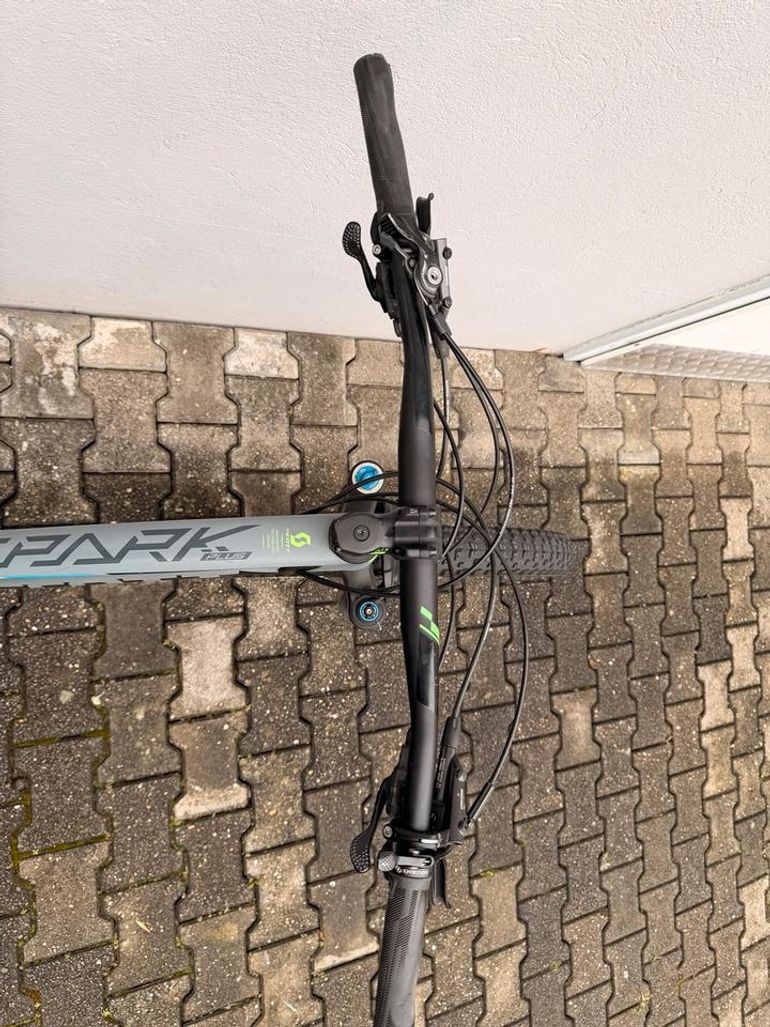 Used Scott Spark Shimano Deore XT 2017 Mountainbike, Hellgrau — image 5 of 12