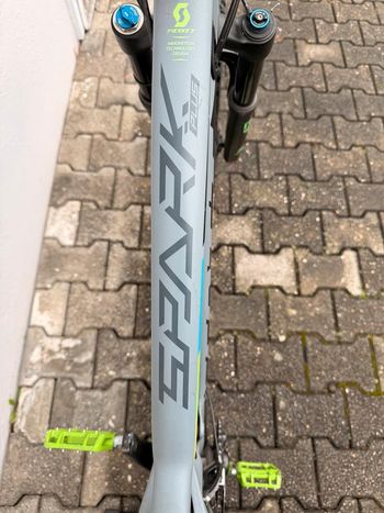 Used Scott Spark Shimano Deore XT 2017 Mountainbike, Hellgrau — image 4 of 12