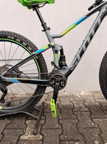 Used Scott Spark Shimano Deore XT 2017 Mountainbike, Hellgrau — image 2 of 12