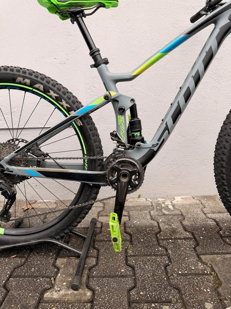 Used Scott Spark Shimano Deore XT 2017 Mountainbike, Hellgrau — image 2 of 12