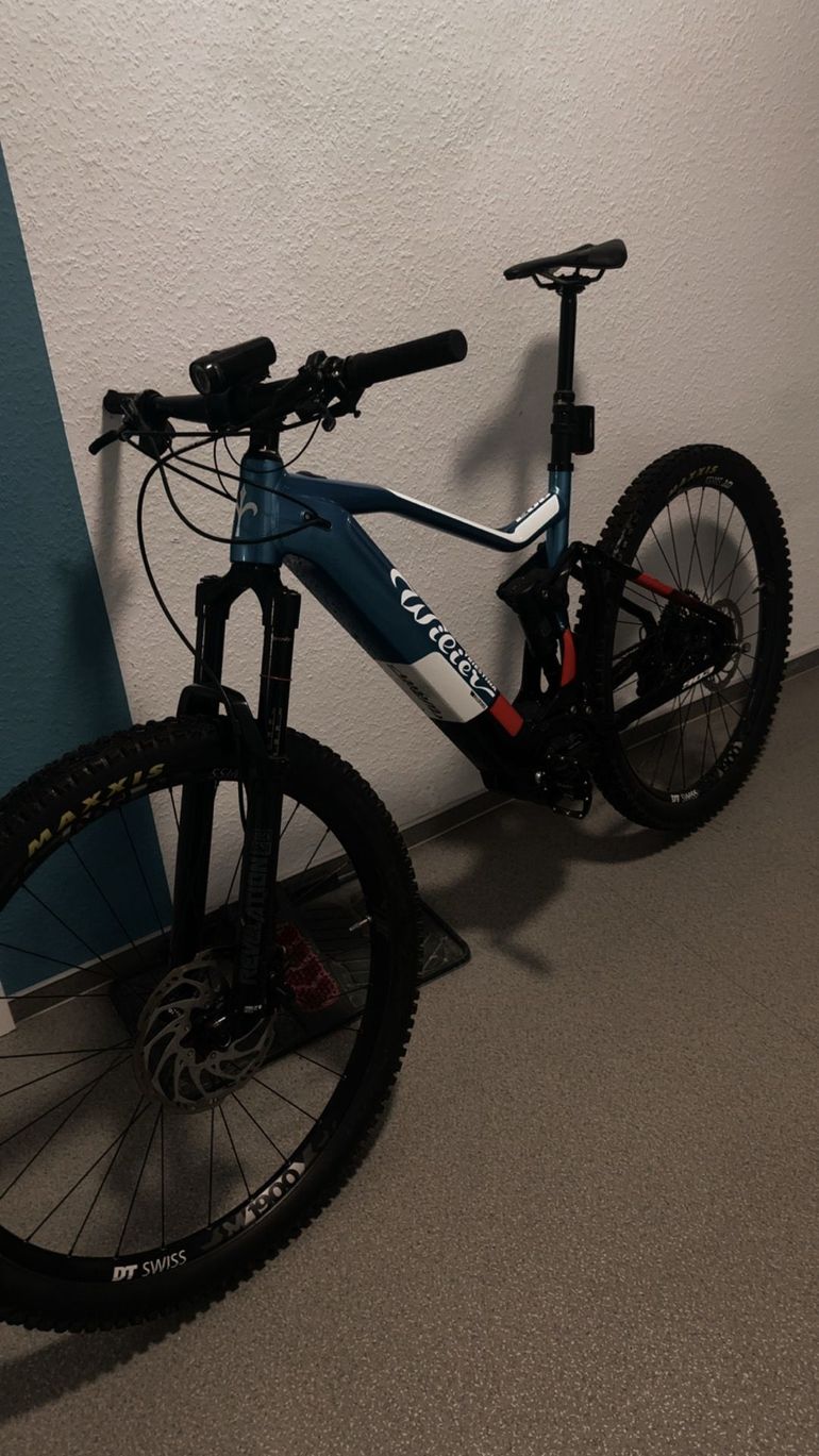 Used Wilier e903TRN PRO SHIMANO XT 1X12 2022 2022 Mountainbike, Blue, 29 — image 6 of 6