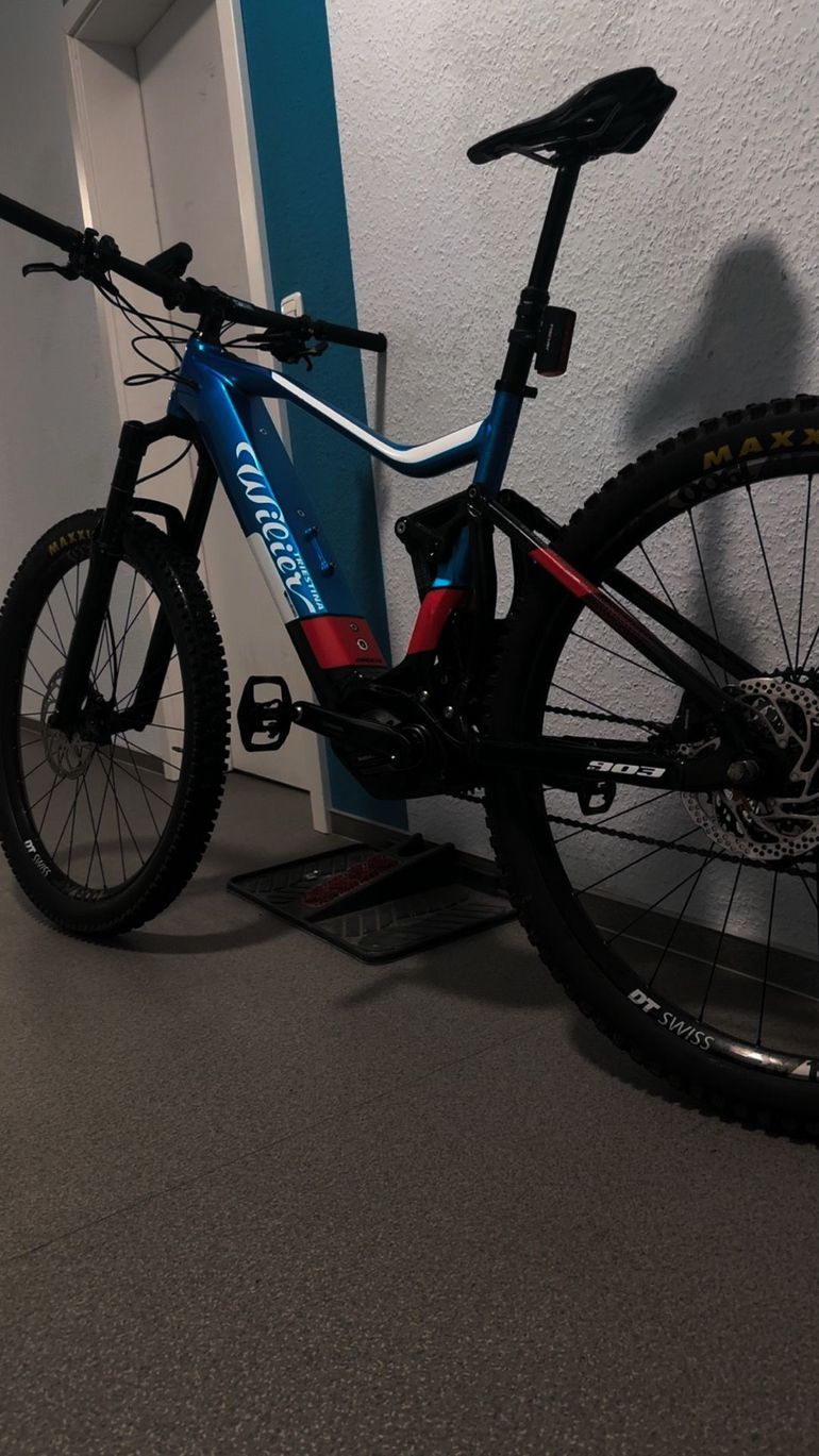 Used Wilier e903TRN PRO SHIMANO XT 1X12 2022 2022 Mountainbike, Blue, 29 — image 3 of 6