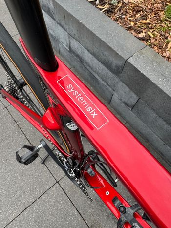 Used Cannondale Cannondale SystemSix Aero Racefiets 2023 Road & Gravel, Rot — image 2 of 23