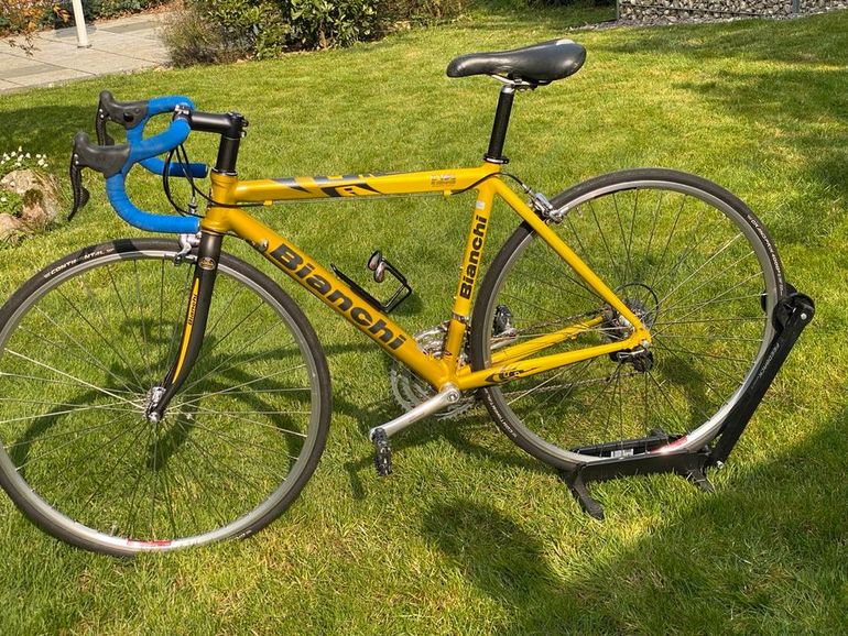 Used Bianchi Bianci EV3 Advanced Alluminium 2004 Road & Gravel, Blau — image 1 of 4