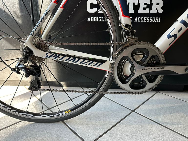 Used Specialized S-Works Tarmac SL4 Dura-Ace 2014 2014 Road & Gravel, White — image 3 of 5