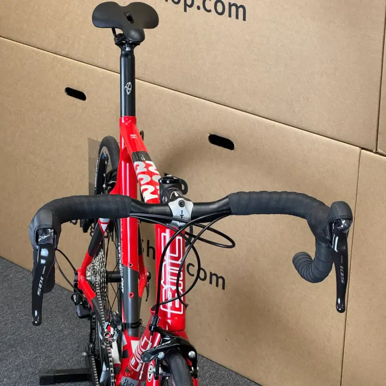 Used BMC BMC Pro Machine SLC01 - 11-speed Shimano 105, 57cm (2009) 2009 Road & Gravel, Red — image 4 of 8