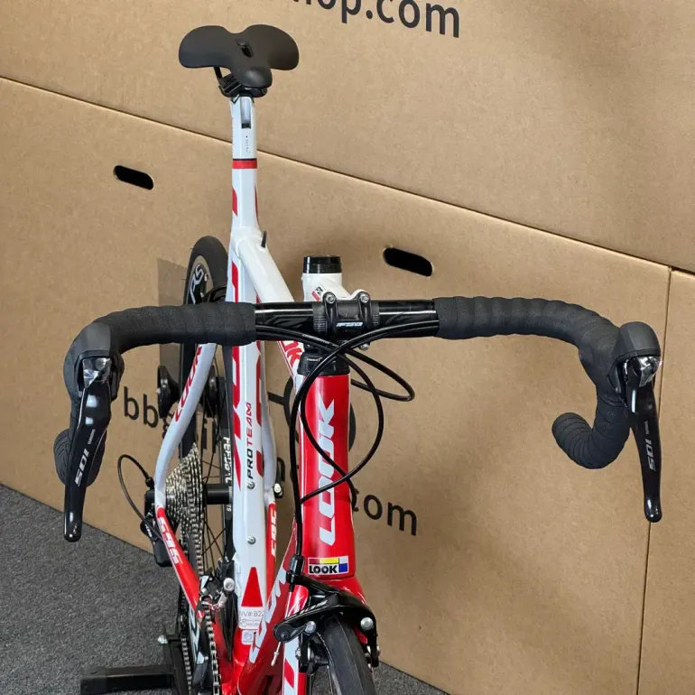 Used Look Look 595 - 11-speed Shimano 105 58cm (2011) 2011 Road & Gravel, Red — image 4 of 6