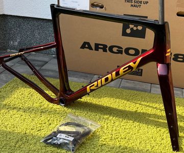 Ridley Kanzo Frameset 2025 Road & Gravel usato, Rosso — immagine 3 di 6