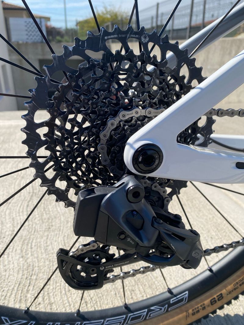 Used ROCKRIDER Custom SRAM GX Eagle AXS 2024 Mountainbike, White — image 2 of 8