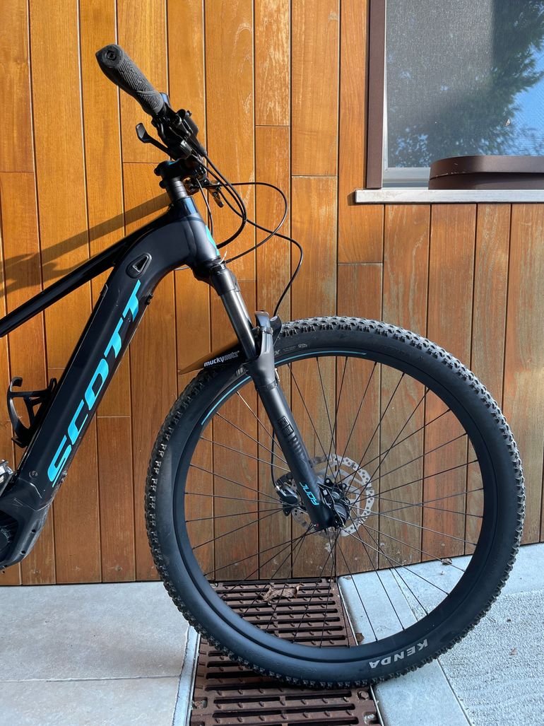 Used Scott E-Ride 2018 Mountainbike, Blau — image 2 of 6