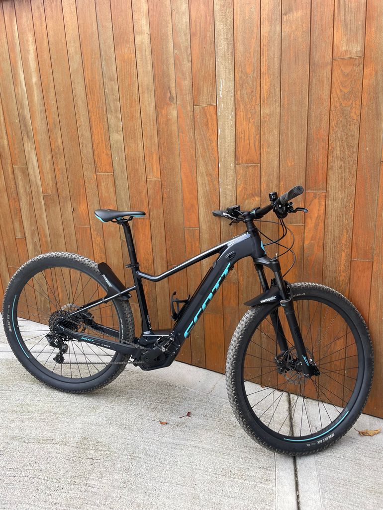 Used Scott E-Ride 2018 Mountainbike, Blau — image 6 of 6