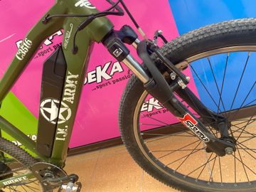 Gebrauchtes Brinke Army Junior EBIKE 24" 2020 Mountainbike, Grün — Bild 4 von 8