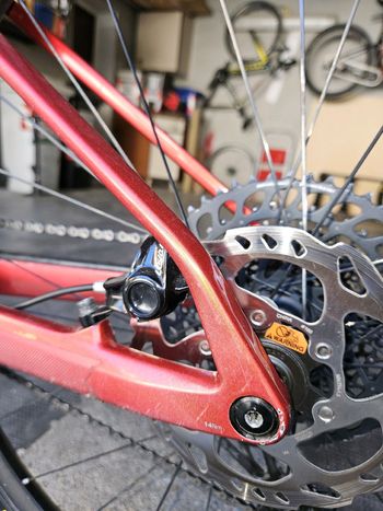 Used BMC BMC Custom SRAM GX Eagle AXS 2022 Mountainbike, Red — image 6 of 14