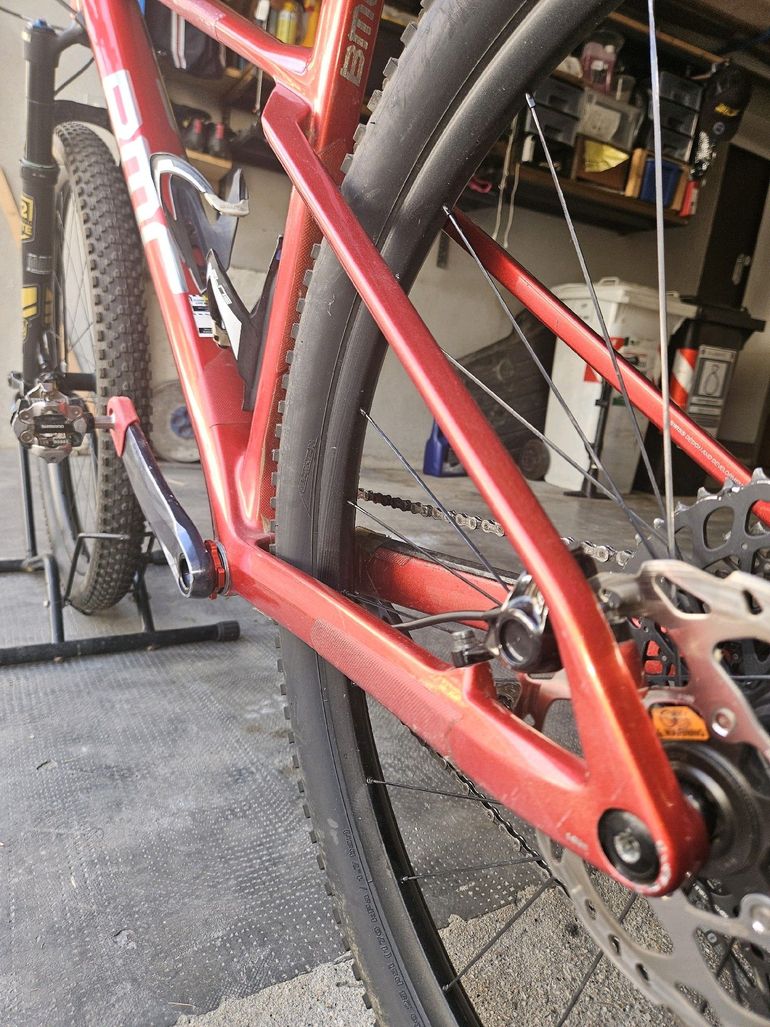 Used BMC BMC Custom SRAM GX Eagle AXS 2022 Mountainbike, Red — image 8 of 14