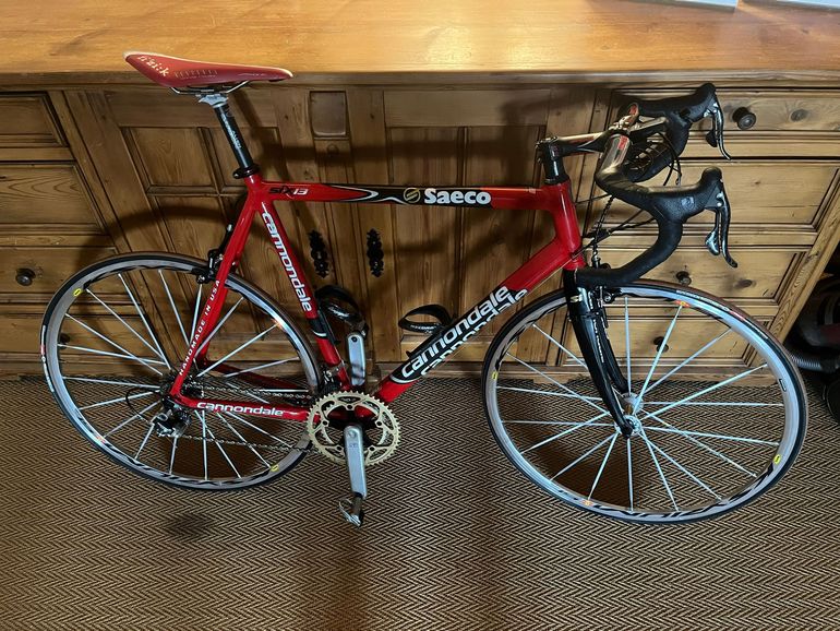 Used Cannondale Cannondale Six13 Saeco Team Replica 2004 Road & Gravel, Rot — image 6 of 7