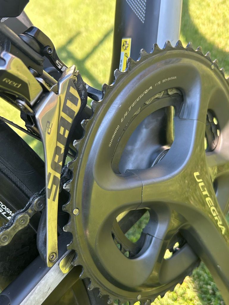 Used Scott Addict SRAM Red 2018 Road & Gravel, Light Gray — image 7 of 8