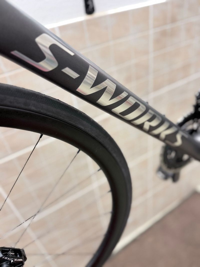 Used Specialized S Works Custom SRAM Force eTap AXS 2023 Road & Gravel, Light Gray — image 8 of 22