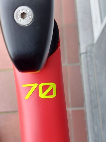 Used De Rosa SETTANTE 70 2024 Road & Gravel, Red — image 8 of 9