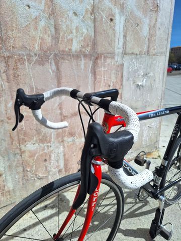 Used Fausto Coppi Custom Campagnolo Mirage 2000 Road & Gravel, Red — image 12 of 18