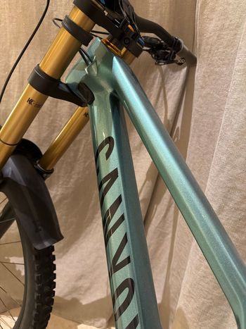 Used Canyon Sender CFR Mullet 2024 Frameset 2024 Mountainbike, Green, 29, 27.5 — image 4 of 9