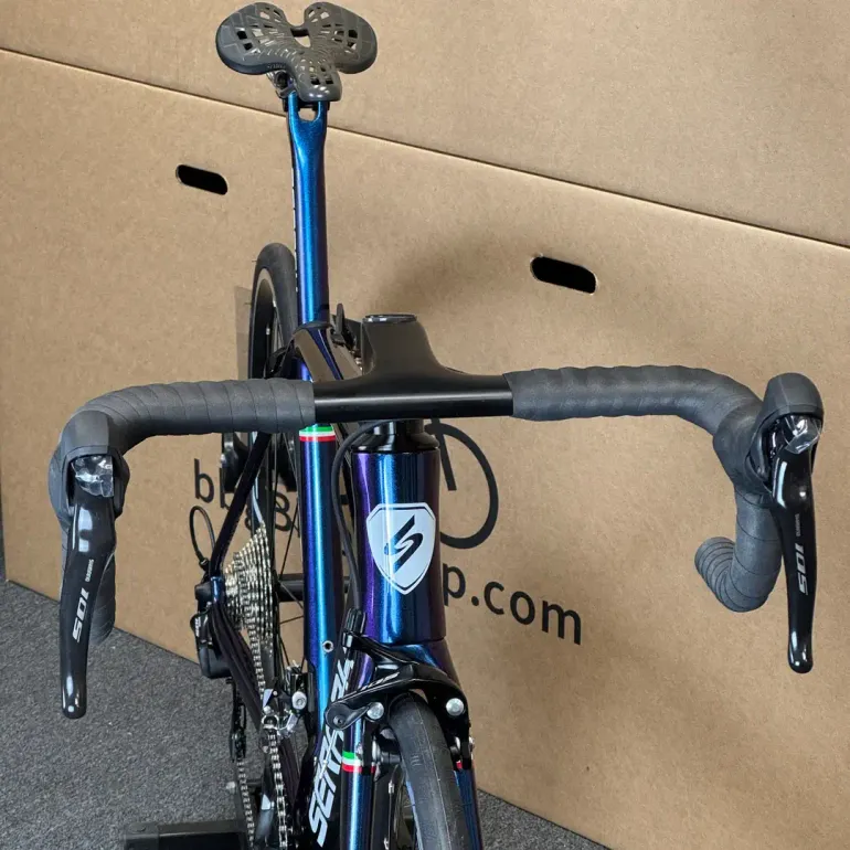 Used Seraph Seraph Carbon Fiber Road Bike - 11-speed Shimano 105 54cm (Chameleon-2022 2022 Road & Gravel, Blue — image 6 of 9
