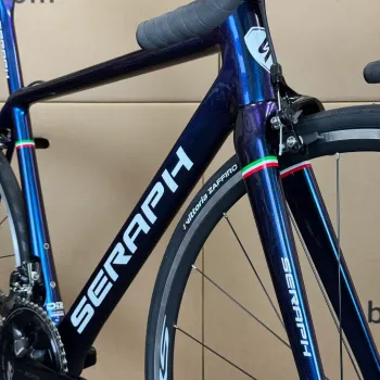 Used Seraph Seraph Carbon Fiber Road Bike - 11-speed Shimano 105 54cm (Chameleon-2022 2022 Road & Gravel, Blue — image 4 of 9