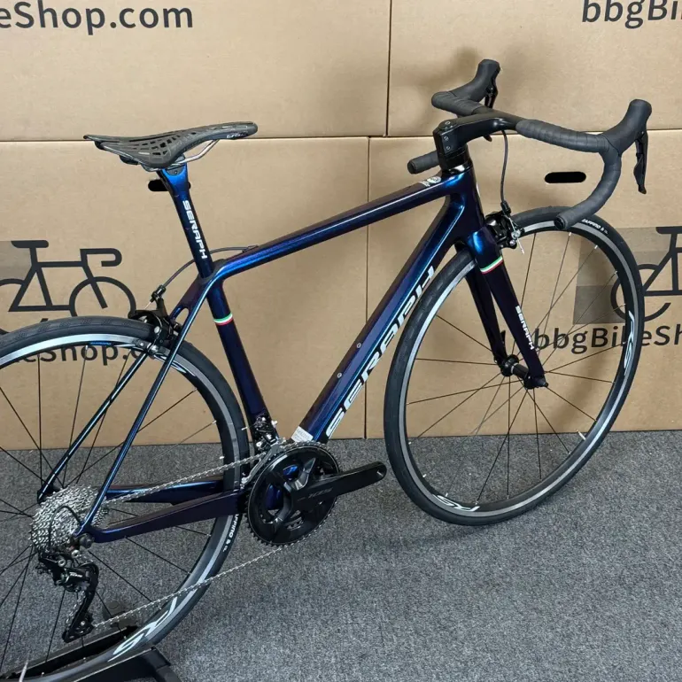 Used Seraph Seraph Carbon Fiber Road Bike - 11-speed Shimano 105 54cm (Chameleon-2022 2022 Road & Gravel, Blue — image 3 of 9