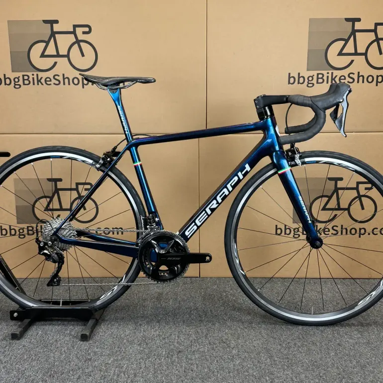 Used Seraph Seraph Carbon Fiber Road Bike - 11-speed Shimano 105 54cm (Chameleon-2022 2022 Road & Gravel, Blue — image 1 of 9