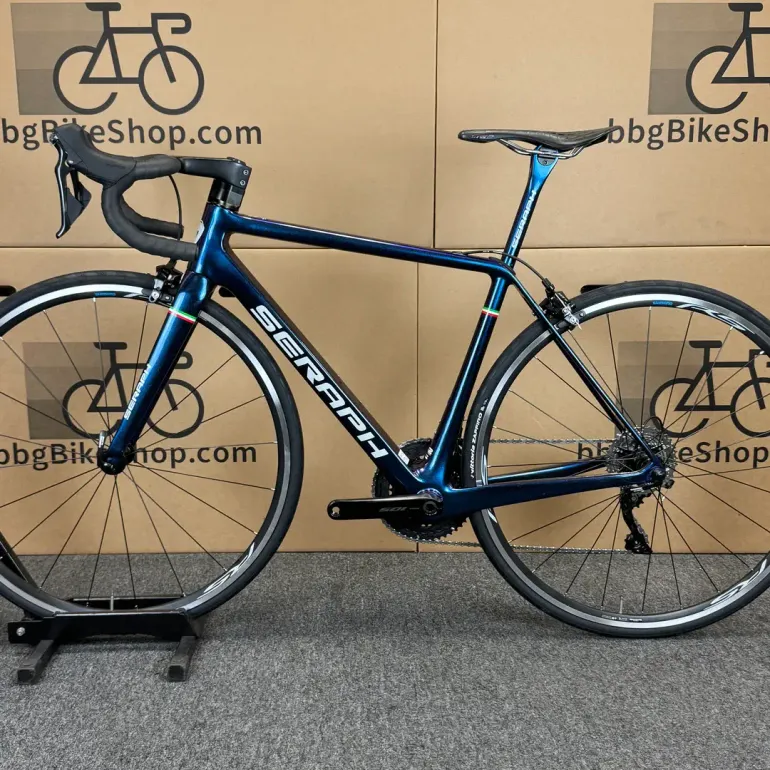 Used Seraph Seraph Carbon Fiber Road Bike - 11-speed Shimano 105 54cm (Chameleon-2022 2022 Road & Gravel, Blue — image 2 of 9
