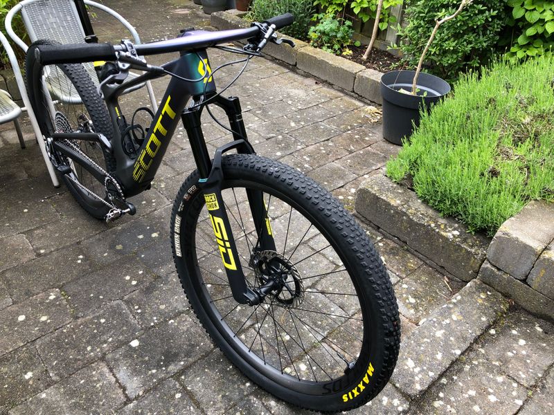 Gebrauchtes Scott Spark Sram Eagle Transmission XX SL 2022 Mountainbike, Grün — Bild 16 von 19