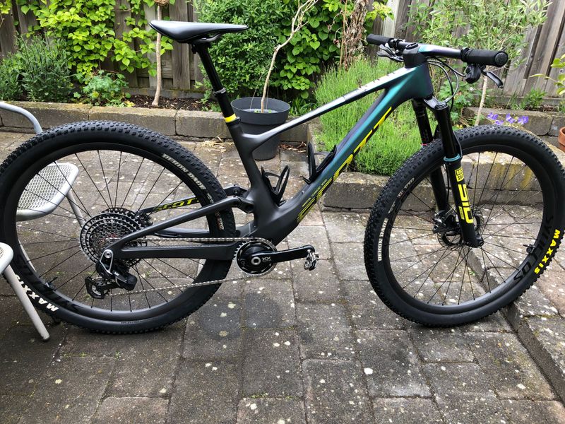 Gebrauchtes Scott Spark Sram Eagle Transmission XX SL 2022 Mountainbike, Grün — Bild 12 von 19