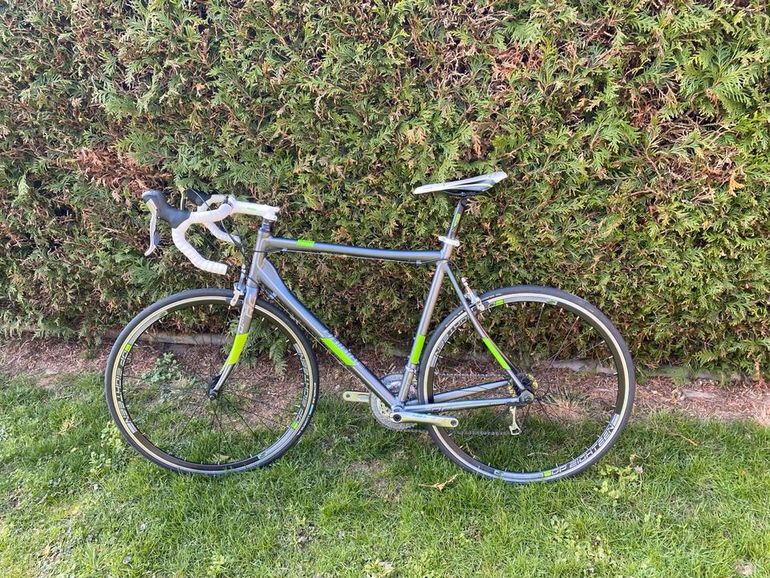 Used Haibike Haibike Rennrad QRace RC 2013 Road & Gravel, Light Gray — image 1 of 5