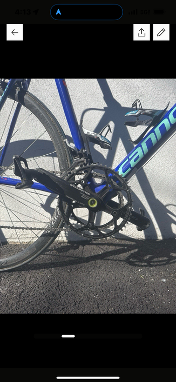 Used Cannondale SuperSix EVO Hi-MOD Dura Ace 1 2017 2017 Road & Gravel, Blue — image 5 of 7
