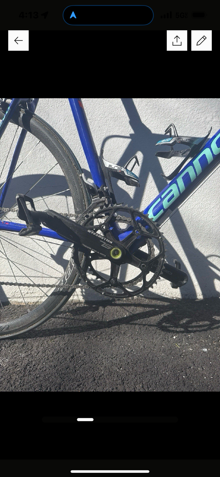 Used Cannondale SuperSix EVO Hi-MOD Dura Ace 1 2017 2017 Road & Gravel, Blue — image 5 of 7