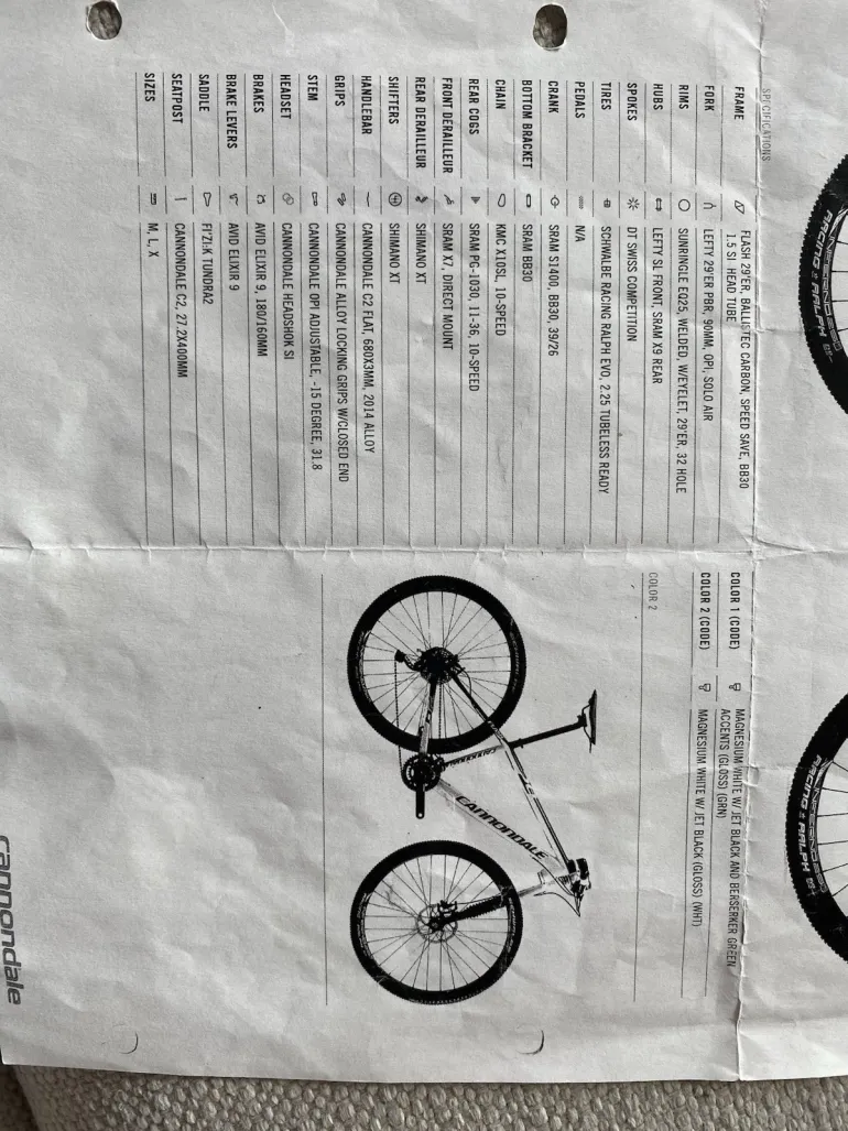 Used Cannondale Flash Other Shimano 2012 Mountainbike — image 12 of 12