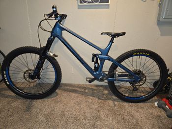 Used Transition Scout Carbon XO1 2021 2021 Mountainbike, Blue, 27.5 — image 2 of 13