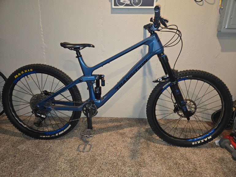 Used Transition Scout Carbon XO1 2021 2021 Mountainbike, Blue, 27.5 — image 1 of 13