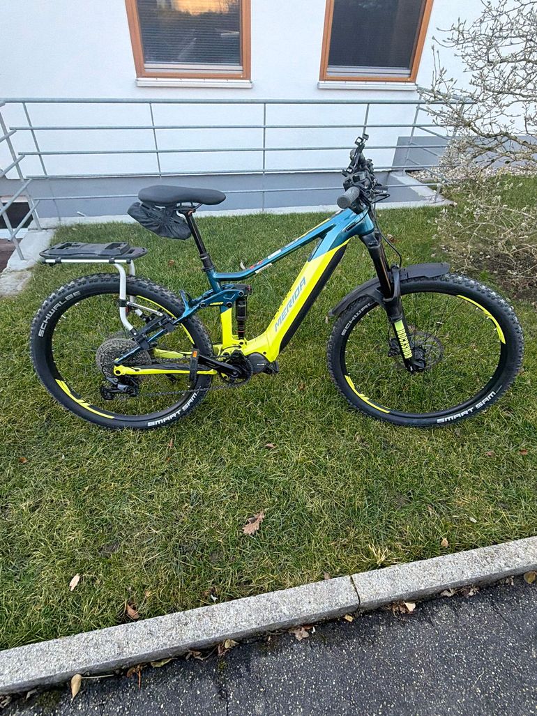 Used Merida eONE-SIXTY 575 2022 2022 Mountainbike, Blue, 29, 27.5 — image 1 of 5