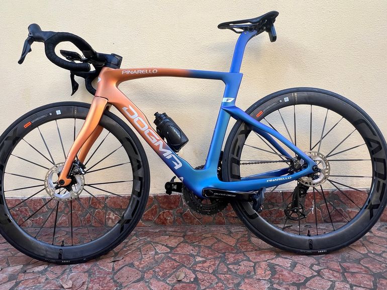 Used Pinarello Dogma F Disc 2023 Frameset 2023 Road & Gravel, Orange — image 3 of 5