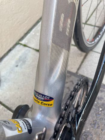 Used Bianchi Luna Campagnolo Veloce 2002 Road & Gravel, Light Gray — image 11 of 17