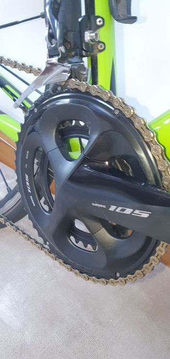 Gebrauchtes Cannondale Supersix Shimano 105 2015 Road & Gravel, Grün — Bild 9 von 9