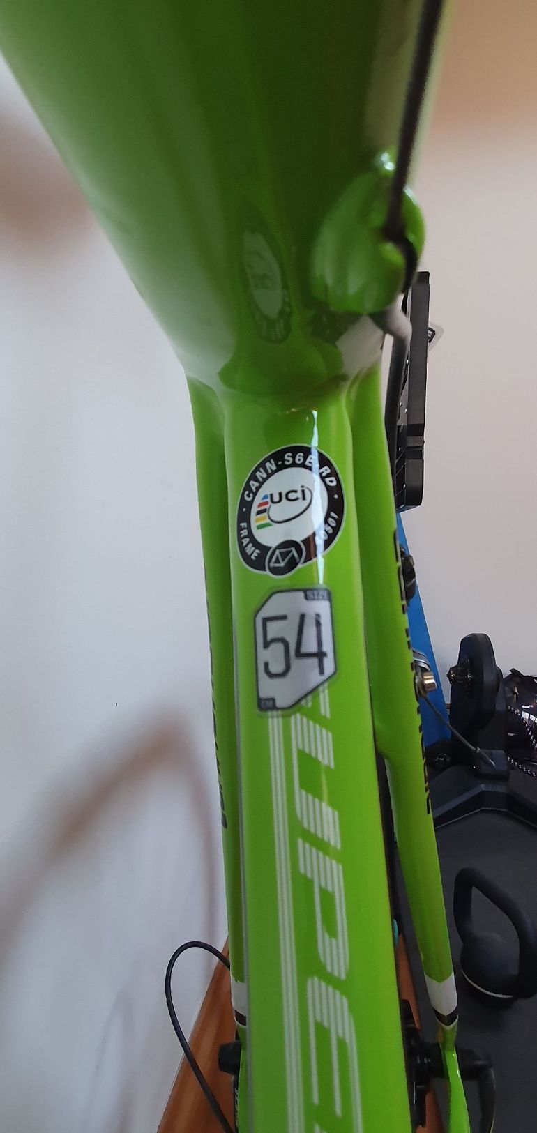 Gebrauchtes Cannondale Supersix Shimano 105 2015 Road & Gravel, Grün — Bild 5 von 9
