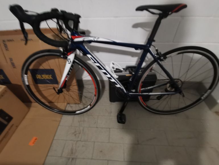 Used Scott CR1 30 2017 2017 Road & Gravel, Blu — image 5 of 8