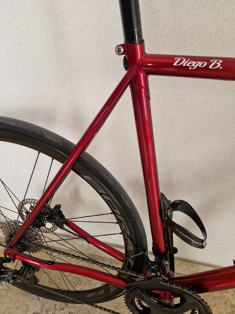 Used NO NAME Custom Campagnolo Super Record 2021 Road & Gravel, Red — image 6 of 12