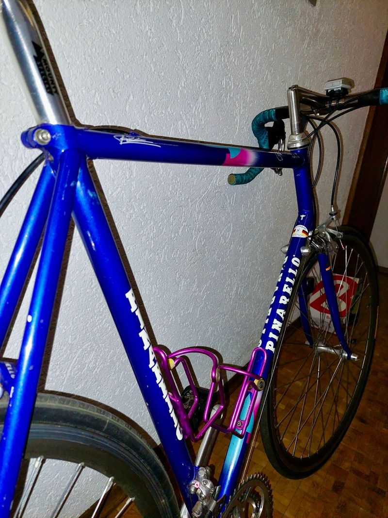 Used Pinarello Custom Campagnolo Record 1993 Road & Gravel, Blue — image 4 of 8