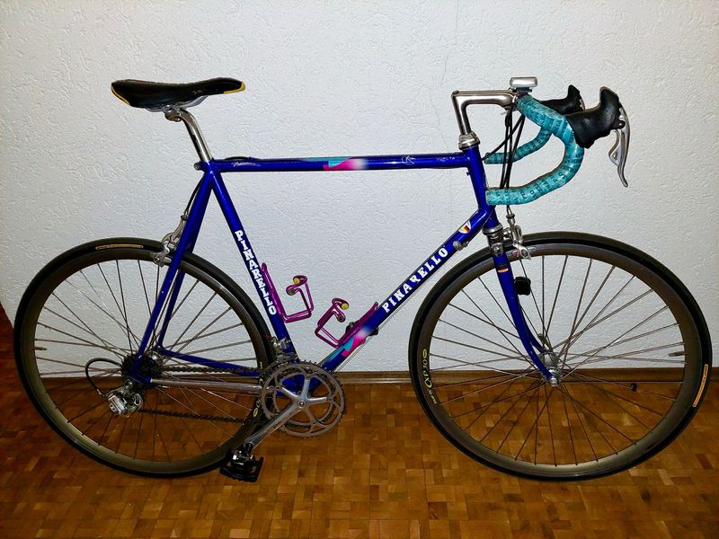 Used Pinarello Custom Campagnolo Record 1993 Road & Gravel, Blue — image 1 of 8