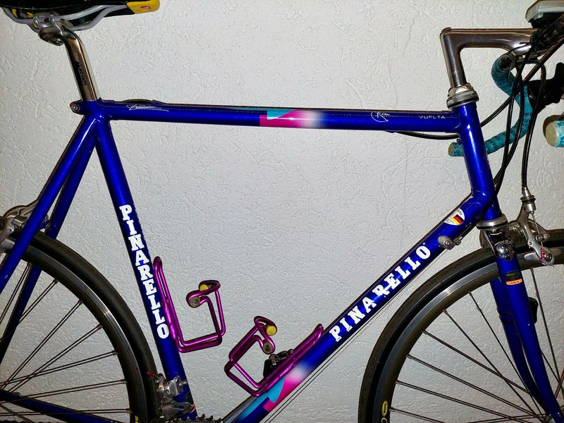 Used Pinarello Custom Campagnolo Record 1993 Road & Gravel, Blue — image 3 of 8